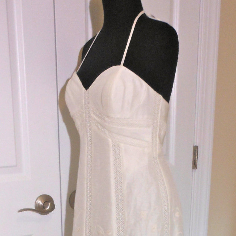 Anthropologie BHLDN NEW Greenhouse Halter Gala Gown Sz 0 & 4 - Picture 7 of 8